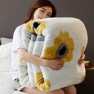 Saisonale All-Season Raschel Decke Luxus-Bett gedruckt Zuhause Schlafzimmer Flauschige Wurf