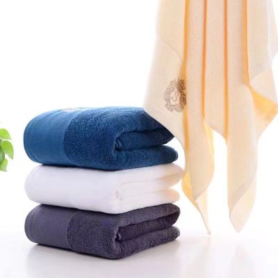 Hotel-Werbe-Logo Individuelles, reines Baumwoll-Absorptions-Gesichtshandtuch für Zuhause und Spa