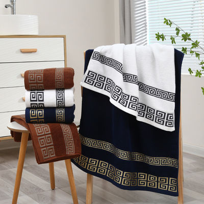 End 100% Baumwoll Badetücher Set Custom Logo Hotel Pool Reisen Feste Farbe Perfektes Geschenk
