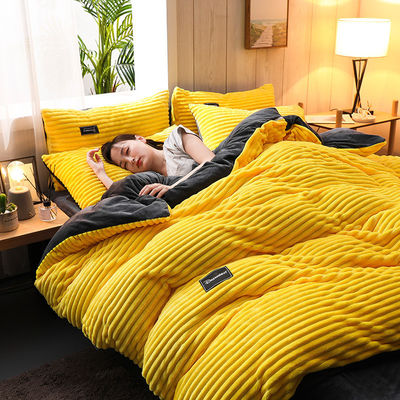 angepasste Queen King Größe Bettwäsche Quilt Cover Bettwäsche Set in 4 Grade Farbe Fastness