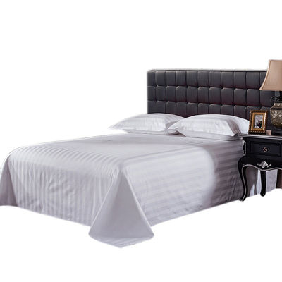 Gewebezahlen 40 Beliebte reine 100% Baumwolle Satin Bettwäsche Weiß geeignete Bettwäsche Sets