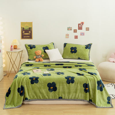 Verdickte Milchfleece Korallenflannel-Sofa-Abdeckung für Büro-Schlaf und Klimaanlage