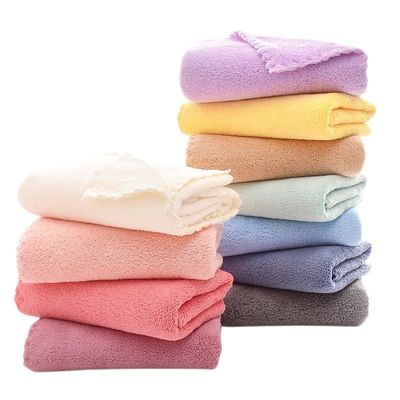Zuhause Hotel Reisen Spa Weich und absorbierend Korallen Samt Badetücher für Kinder 50*100