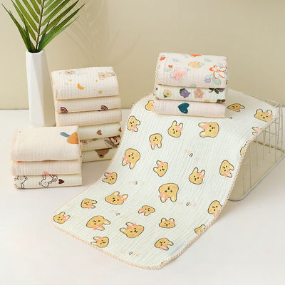 Tierdruck 100% Baumwolle Custom Cartoon Druck Gewebter Baby Kinder Kleines Mini-Gesichtshandtuch