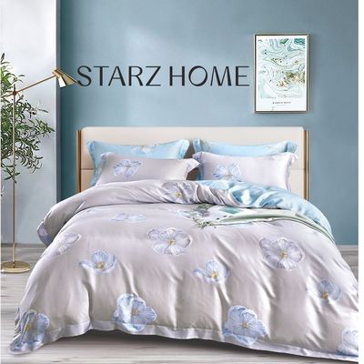 Home Anpassen Drucken Königin King Größe Baumwolle Bettwäsche Sets mit Pflanzen Blumen und Pflanzen
