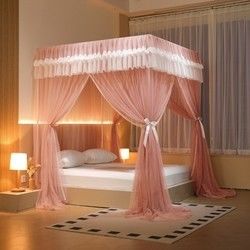 300tc Fadenzahl Schöne Spitzenkuppel Moskitonetz für kundenspezifische Bettwäsche Set Designs