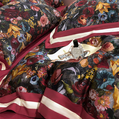 Sommersaison Vierteils-Set 100% Langstapel Baumwolle Digitaldruck kundenspezifisches Design