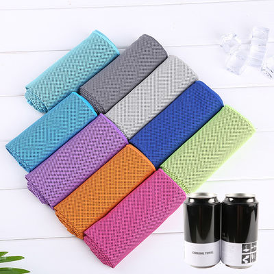 Custom Logo Polyester Mikrofiber Kühlhandtuch für Sport und Outdoor-Aktivitäten