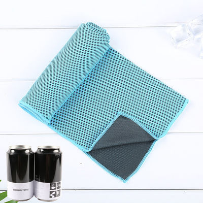 Custom Logo Polyester Mikrofiber Kühlhandtuch für Sport und Outdoor-Aktivitäten