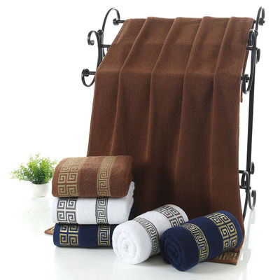 3kg Luxus-Hotel Stickerei Custom Dicke Super Weich Bad Bad 100% Baumwolle Handtuch-Sets