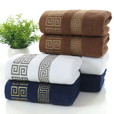 Luxus-Hotel-Bräderie Custom Dicke Super Weich Bad 100% Baumwolle Handtuch-Sets