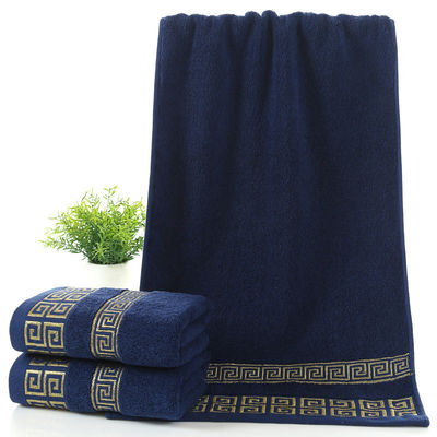 Luxus-Hotel-Bräderie Custom Dicke Super Weich Bad 100% Baumwolle Handtuch-Sets