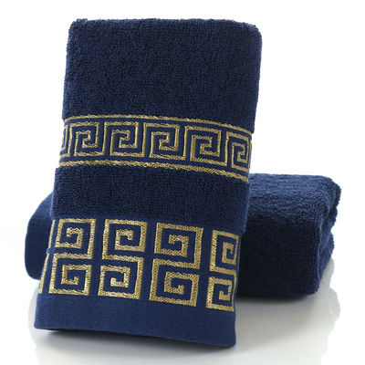 Luxus-Hotel-Bräderie Custom Dicke Super Weich Bad 100% Baumwolle Handtuch-Sets