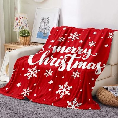 Weihnachtspullover Druck Super weiche Flanelldecke Nachhaltige Bettwäsche für Kinder