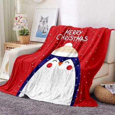 Weihnachtspullover Druck Super weiche Flanelldecke Nachhaltige Bettwäsche für Kinder