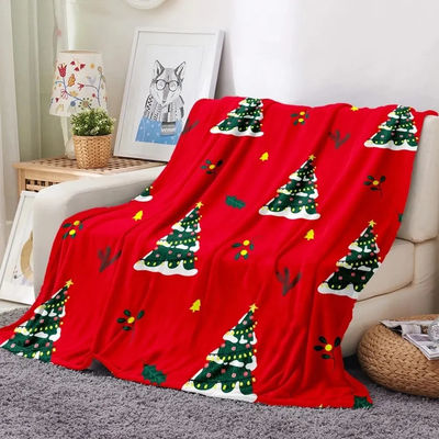 Weihnachtspullover Druck Super weiche Flanelldecke Nachhaltige Bettwäsche für Kinder