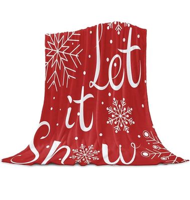 Weihnachtspullover Druck Super weiche Flanelldecke Nachhaltige Bettwäsche für Kinder