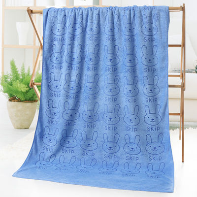 Strandhandtücher mit absorbierendem Polyesterstoff und süßem Kaninchendesign