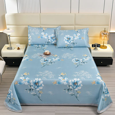 Bleiben Sie den ganzen Sommer cool mit unserem Jacquard Ice Silk Cool Mat Drei-Stücke-Bettwäsche-Set