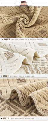 Home Spa 35*75 Größe Luxus Broderierte gestreifte Badetücher für Hotelhandtücher