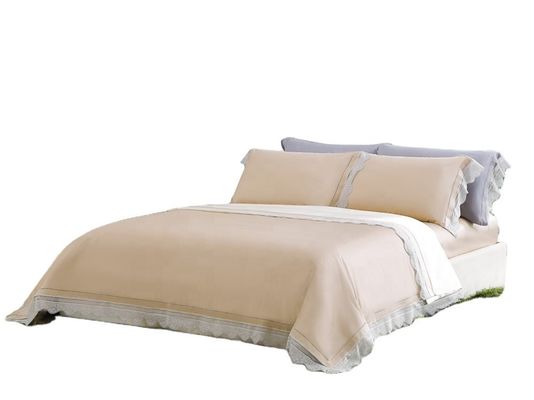 3-4 kg Luxus-Satin-Seiden-Hotel-Bettwäsche Set mit schönen exquisiten Jacquard Muster