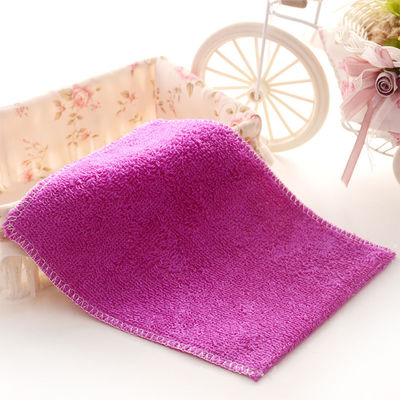 Rechteckige Mikrofiber-Küchenreinigungstücke mit kleinem gestreiftem Stoff und Kundenlogo