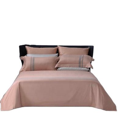 Customized Farbe 300tc Stoff 100% reine Baumwolle Bettwäsche Set für Luxus-Hotel und Familie