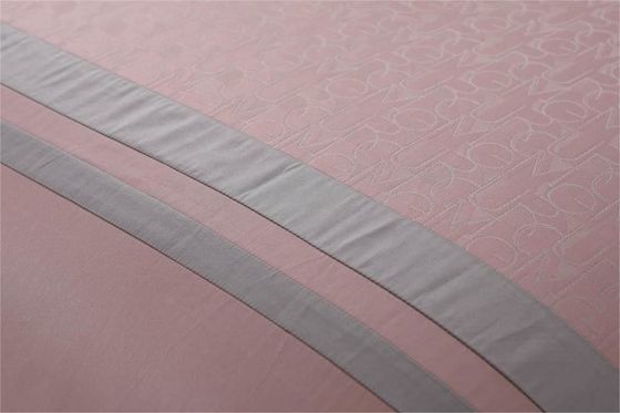 Customized Farbe 300tc Stoff 100% reine Baumwolle Bettwäsche Set für Luxus-Hotel und Familie