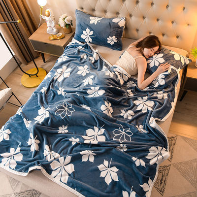 300g Solid Color Polyester Polar Fleece Throw Blanket für die eigene Promotion