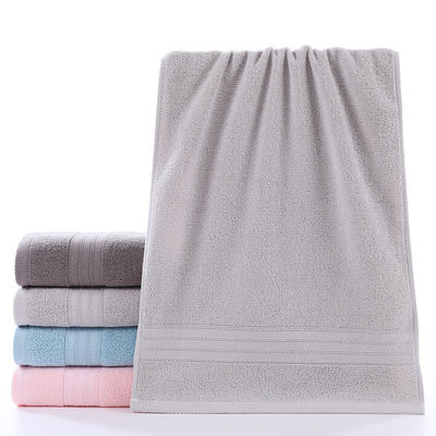Schnitt Jacquard Plain Color reines Baumwollhandtuch mit weichem und absorbierendem Gewebe