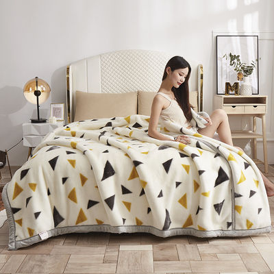 Viele Arten Dicke Doppelschicht Super weiche Korallen Plüsch Hochzeitsdecke 180*220CM
