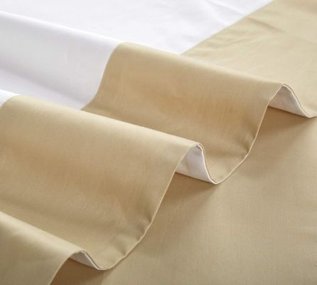 Star Hotel Plain White Luxury Comforter Quilt Cover Bettwäsche Sets aus Baumwollstoff