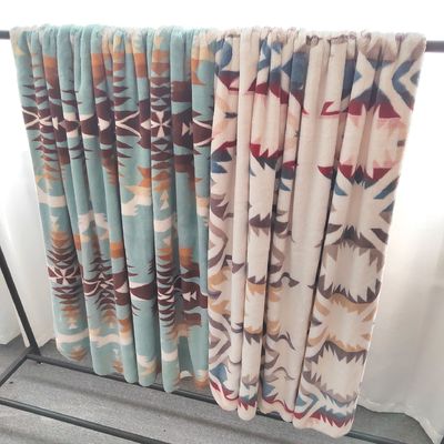 Flannel Sherpa-Decke für Bettwäsche König Königin Twin Size Gewebte Polyester-Boho-Decke