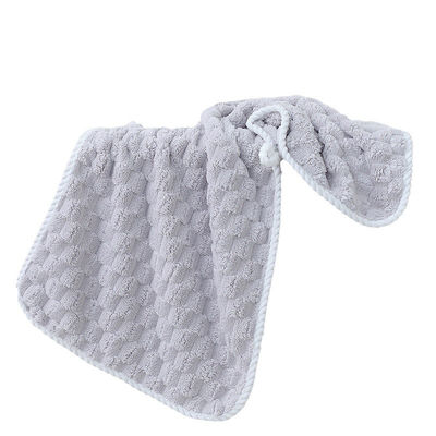 Nachhaltige Gesichtshandtücher aus Korallenfleece mit starker Absorptionsfähigkeit und gewebtem Design