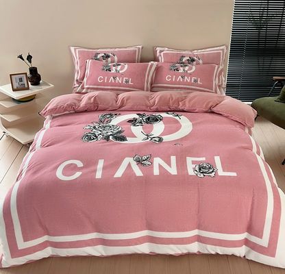 100% Polyester Kissenhülle Decke Deckel Set Luxus Bettwäsche Set für Erwachsene Zuhause Bettdeckel