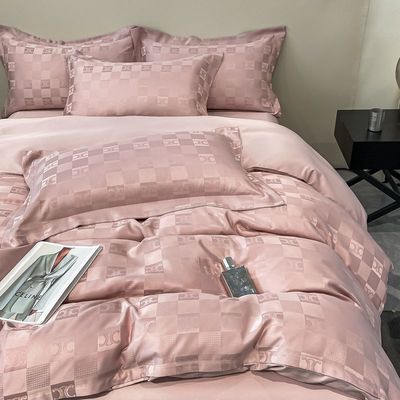 Luxus Bettwäsche für leichte Luxus Satin Jacquard 4-teiliges Bettwäsche Set