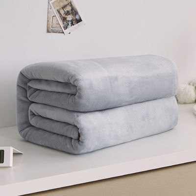 Einfacher Stil Korallenfleece-Dekette Massivflannel-Haustier-Dekette Polyester-Wurf-Dekette