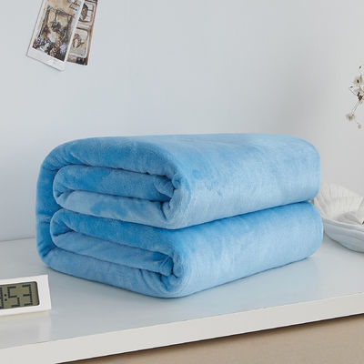 Einfacher Stil Korallenfleece-Dekette Massivflannel-Haustier-Dekette Polyester-Wurf-Dekette