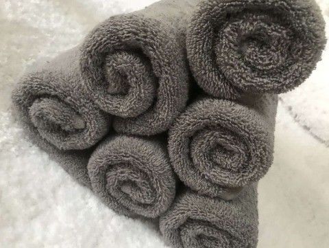Weiches Absorptionskaffee Verdicktes Haushaltszeug Baby Baumwolle Große Handtuch 70*140cm Rechteck Grau Hotel Badehandtuch