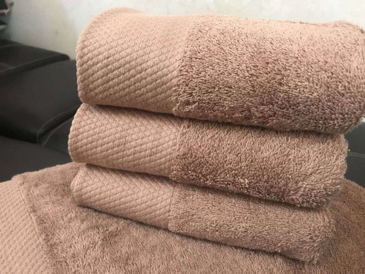 Weiches Absorptionskaffee Verdicktes Haushaltszeug Baby Baumwolle Große Handtuch 70*140cm Rechteck Grau Hotel Badehandtuch