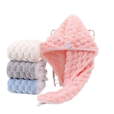 Home Custom Logo Haartrockner aus Mikrofiber Handtuch für schnelles Trocknen und Haarpflege nach der Dusche