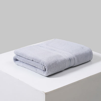 Hotel Luxury 100% Baumwolle Weißes Bad Hand-Gesichtshandtuch-Set mit benutzerdefiniertem Sticklogo