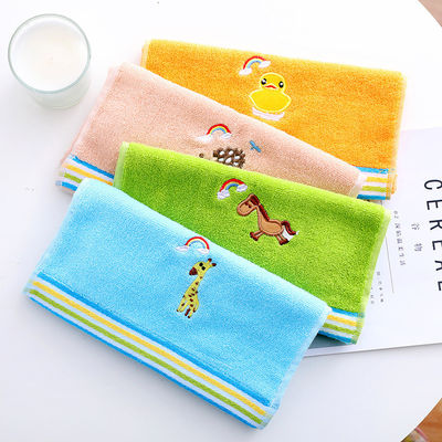 100% Baumwolle Kinderhandtuch mit hoher Absorptionsfähigkeit und auffälligem Zeichentrickmuster