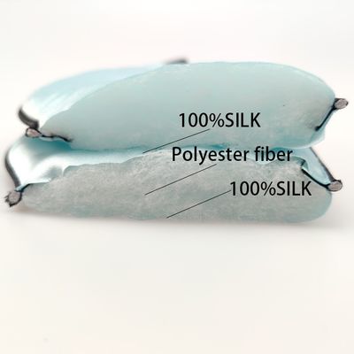 Custom Logo Label Rein 100% Mulberry Seiden Augenmaske für Schlaf Solides Muster Zuhause