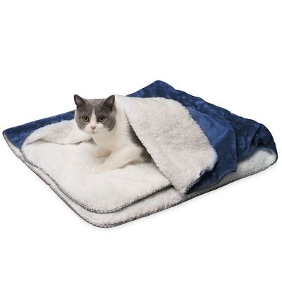 Populär Gewirkt 100% Polyester Französisch Fleece Sherpa Haustierdecke für Sofa Katzenhütte