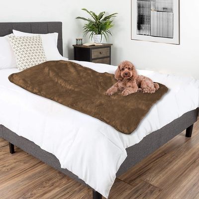 Populär Gewirkt 100% Polyester Französisch Fleece Sherpa Haustierdecke für Sofa Katzenhütte