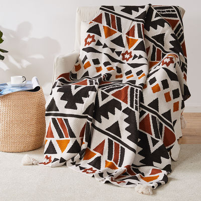 Sommer Boho Throw Decken Set kostenlose Probe für weiche und große Strick Reisen