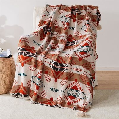 Sommer Boho Throw Decken Set kostenlose Probe für weiche und große Strick Reisen