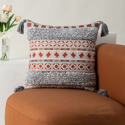 Bohemian Pattern Tassel Kissen Deckel für dekorative Kissenhülle