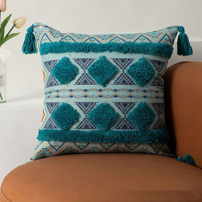 Bohemian Pattern Tassel Kissen Deckel für dekorative Kissenhülle